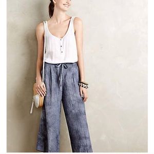 Anthropologie Cloth & Stone Gauze Tank